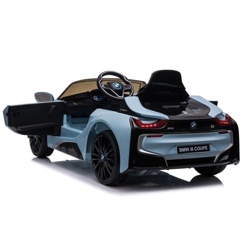 Elektromobilis BMW I8 JE1001, 12V, mėlynas