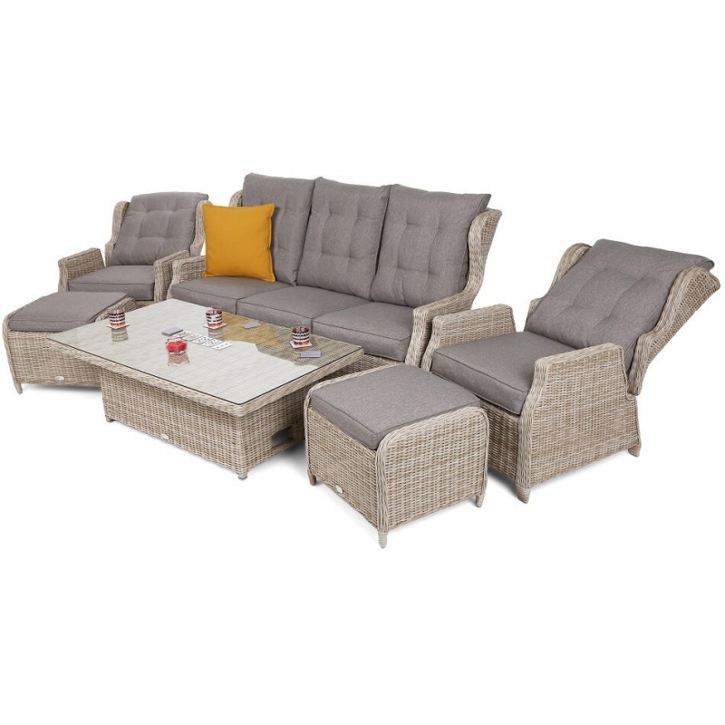 Baldų komplektas MEMFI BEIGE/BEIGE MELANGE