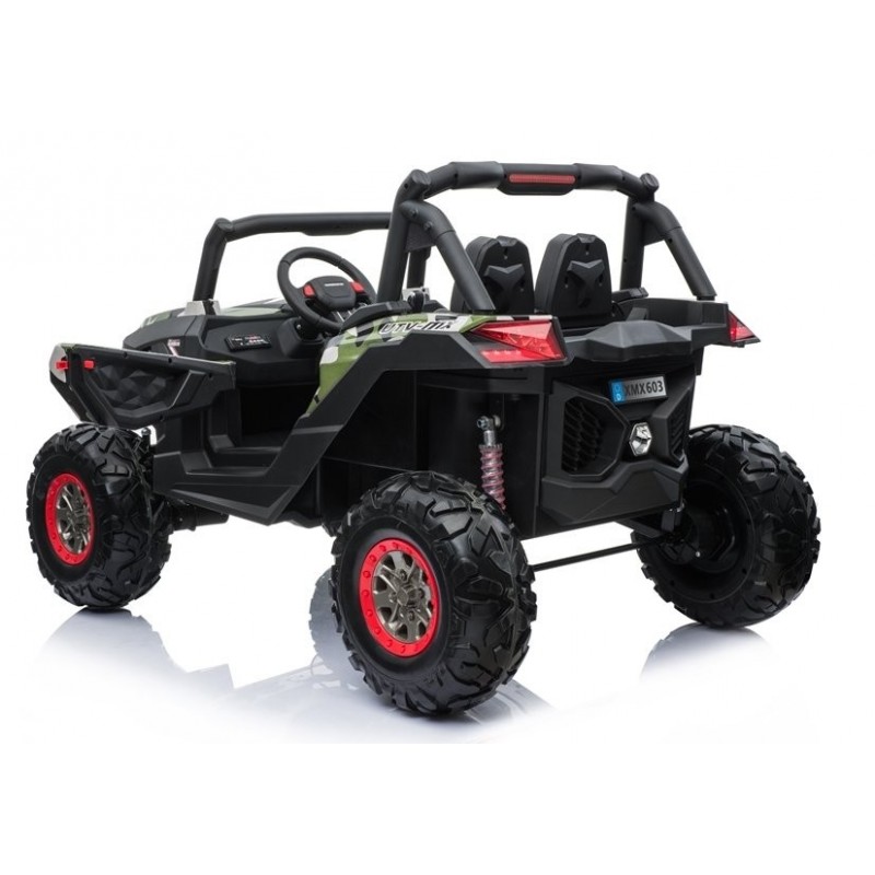 Elektromobilis JEEP XMX603, 4X4, 2x12 V, kamufliažinis