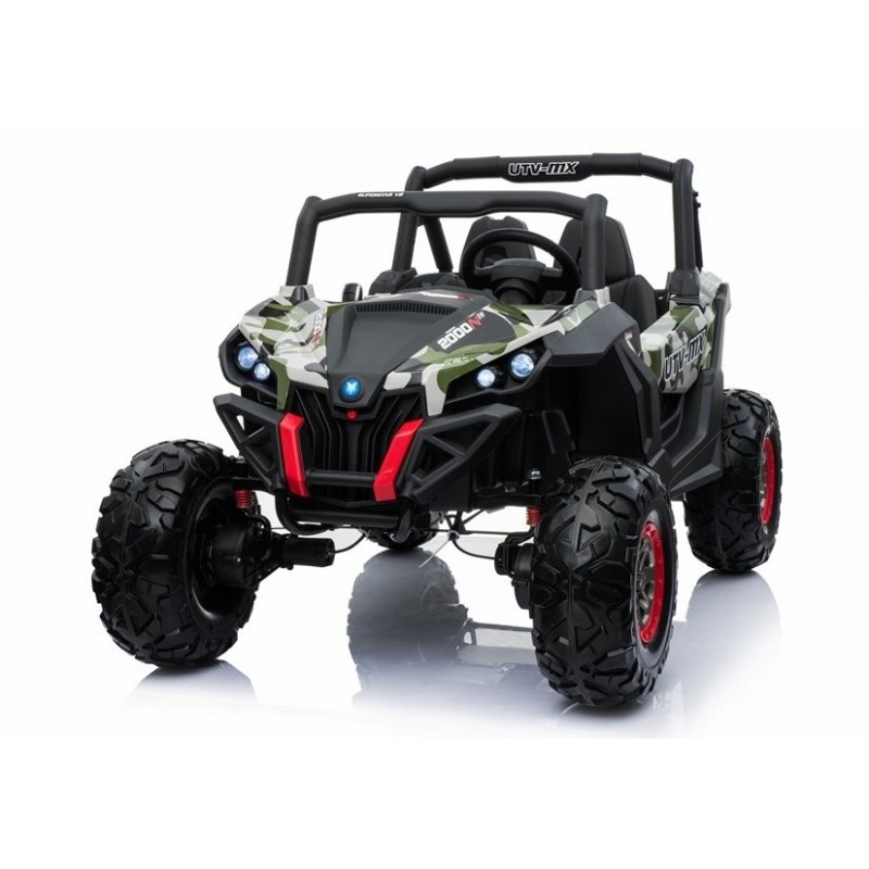 Elektromobilis JEEP XMX603, 4X4, 2x12 V, kamufliažinis