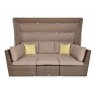 Lauko baldų komplektas CORFO RELAX BROWN
