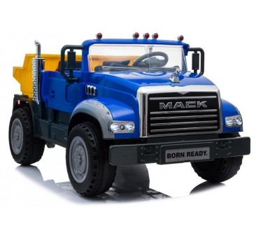 Elektromobilis sunkvežimis MACK, 12V, mėlynas