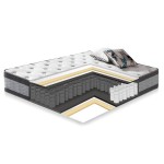 Vidutinio kietumo spyruoklinis čiužinys HARMONY DUO NEW 120x200x27cm