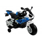 Elektrinis motociklas BMW S1000RR, 12V, mėlynas