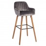 Baro kėdė ARIEL, 48x52xH97cm, pilka