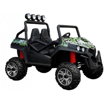 Elektromobilis BUGGY S2588, 4x4, 2x12V, lakuotas, kamufliažinis