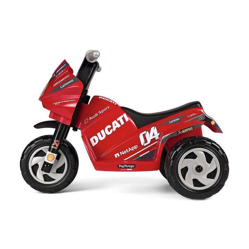 Elektromobilis motociklas PEG PEREGO MINI DUCATI EVO, 6V