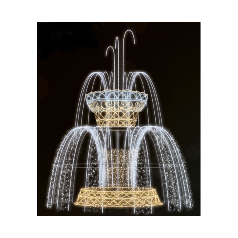Dekoracija 3D LED fontanas 700X475, 2984