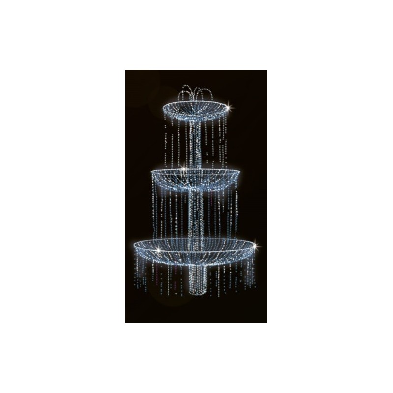 Dekoracija 3D LED fontanas 475x270, 0903
