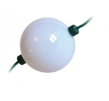 Profesionali LED burbulinė girlianda, spalvota, Ø10cm, 12m