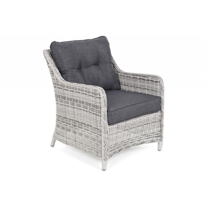 Lauko baldų komplektas KALIFORNIA DINING LIGHT GREY/GREY MELANGE (kairinis)