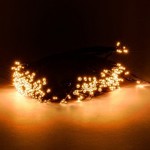 Universali LED girlianda 40m, 200 diodų, šiltai balta