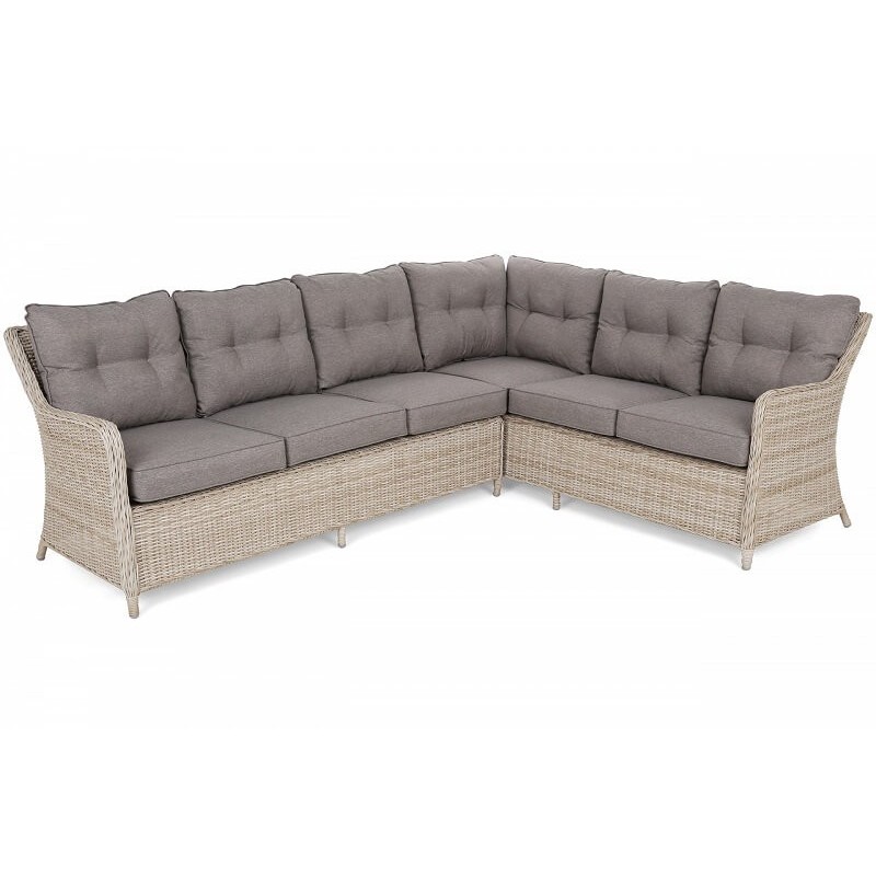Lauko baldų komplektas KALIFORNIA DINING BEIGE/BEIGE MELANGE (dešininis)