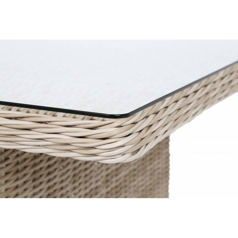 Lauko baldų komplektas KALIFORNIA DINING BEIGE/BEIGE MELANGE (dešininis)