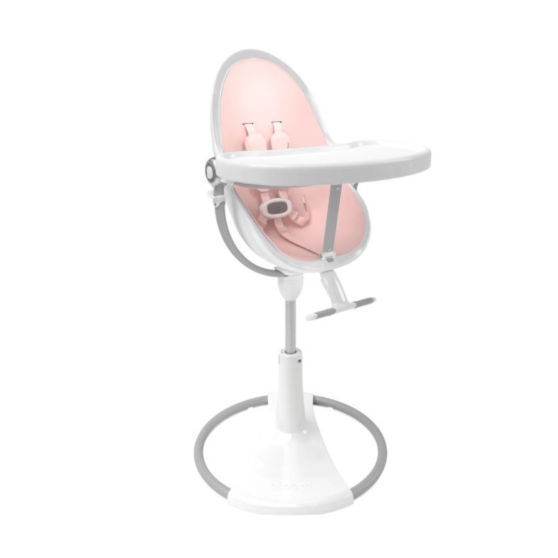 Maitinimo kėdutė BLOOM FRESCO CHROME  baltas rėmas ROSEWATER