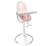 Maitinimo kėdutė BLOOM FRESCO CHROME  baltas rėmas + įdėklas ROSEWATER