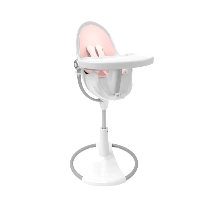 Maitinimo kėdutė BLOOM FRESCO CHROME  baltas rėmas ROSEWATER