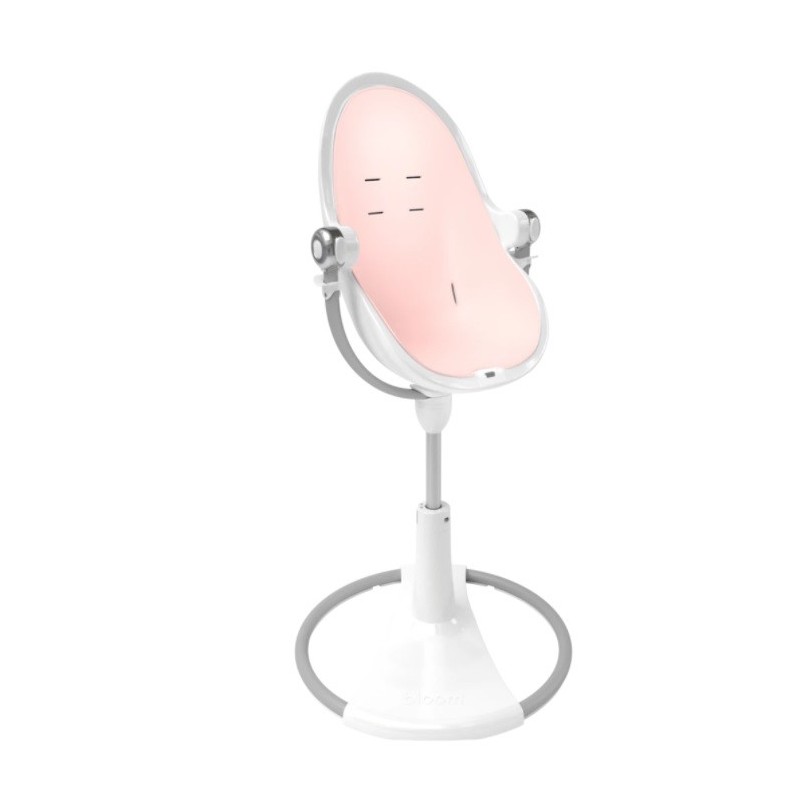 Maitinimo kėdutė BLOOM FRESCO CHROME  baltas rėmas ROSEWATER