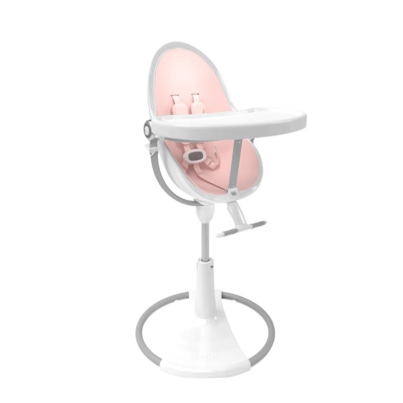Maitinimo kėdutė BLOOM FRESCO CHROME  baltas rėmas ROSEWATER