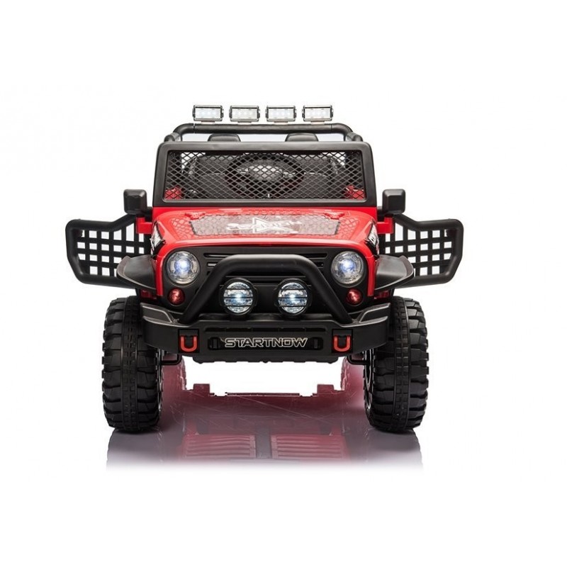 Elektromobilis XMX618 su LCD, 4x4, 2x12V, raudonas lakuotas