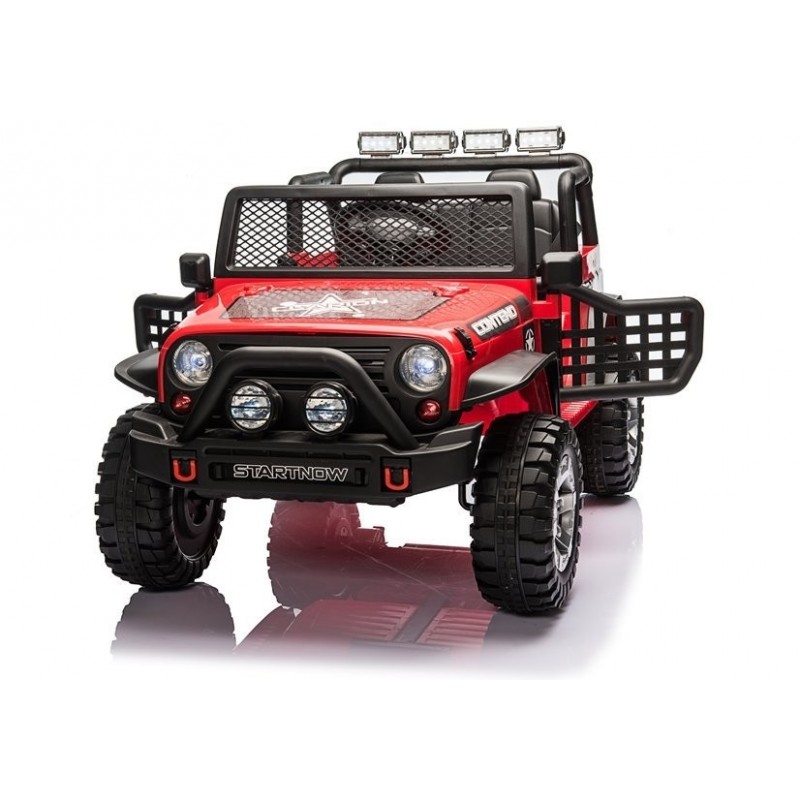 Elektromobilis XMX618 su LCD, 4x4, 2x12V, raudonas lakuotas