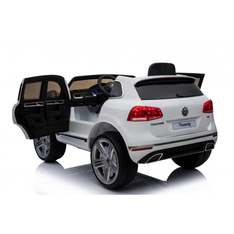 Elektromobilis VOLKSWAGEN TOUAREG, 12V,  baltas lakuotas