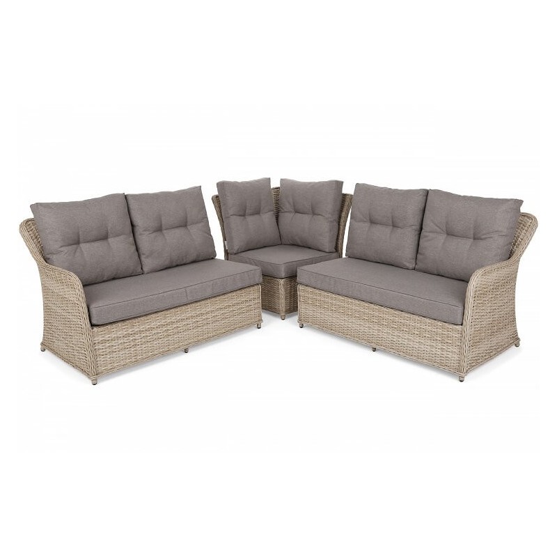 Kampas BERGAMI DINING + fotelis BEIGE/ BEIGE MELANGE