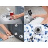 BESTWAY baseinas  Lay Z Spa BALI 4 žmonėms su LED