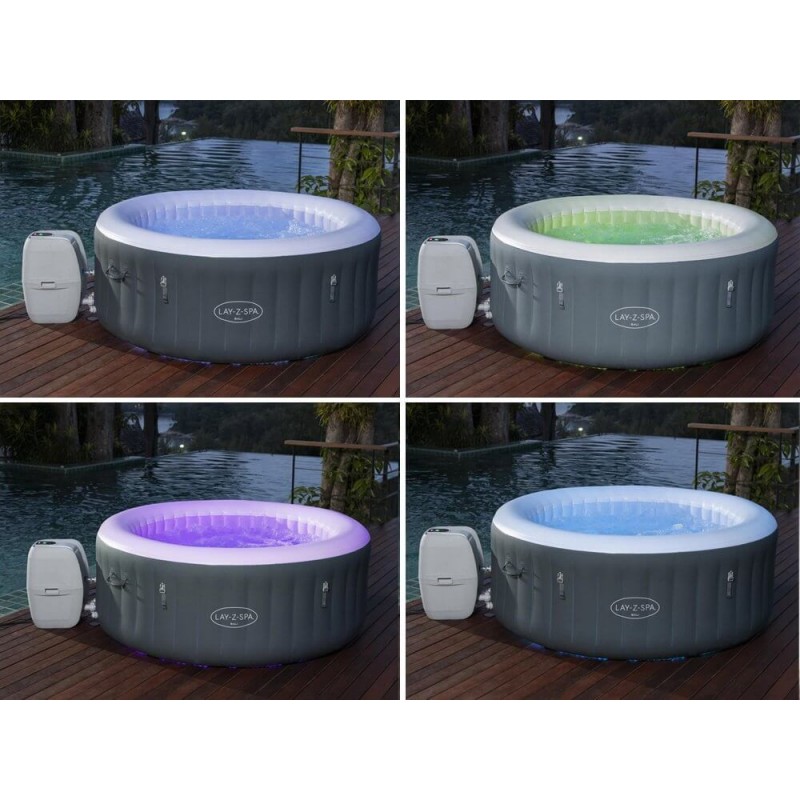 BESTWAY baseinas  Lay Z Spa BALI 4 žmonėms su LED