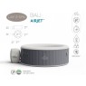 BESTWAY baseinas  Lay Z Spa BALI 4 žmonėms su LED