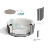 BESTWAY baseinas  Lay Z Spa BALI 4 žmonėms su LED