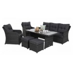 Lauko baldai BERGAMI DINING GREY/GREY MELANGE