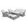 Lauko baldai BERGAMI DINING GREY/GREY MELANGE