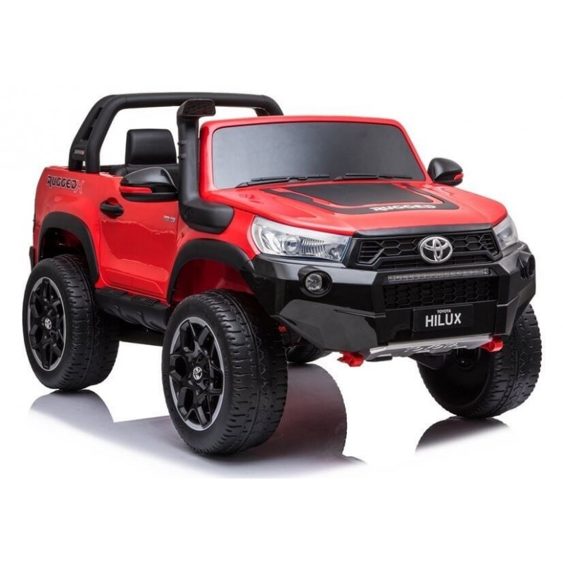 Elektromobilis TOYOTA HILUX, raudonas, lakuotas, 4x4