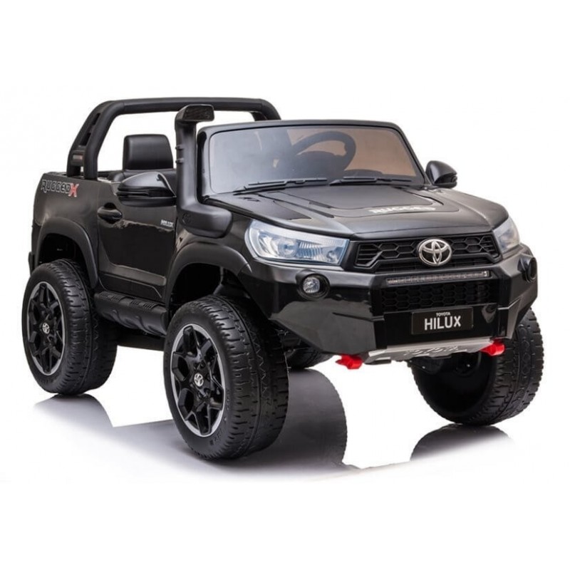 Elektromobilis TOYOTA HILUX, juodas, lakuotas, 4x4