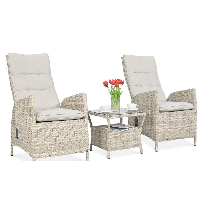 Sodo baldų rinkinys MALTA DUO BEIGE