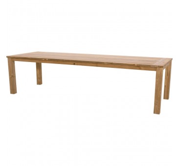 Sodo stalas iš perdirbto tikmedžio, 300x100x76 cm.