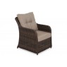 Lauko baldai BERGAMI DINING BROWN MAT/ BROWN MELANGE
