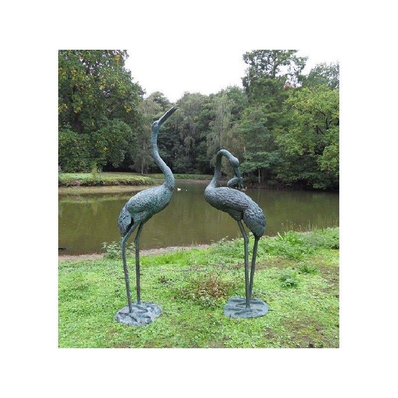 Sodo skulptūra Paukščiai, fontano kranas 183x51x61, 153x51x61-cm