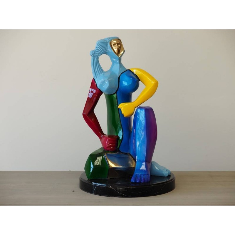 Sodo skulptūra Spalvinga moderni figūra, 55x35x35