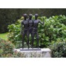 Sodo skulptūra 3 Vyrai, 73x16x50
