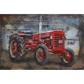 Paveikslas Raudonas traktorius, 80x120x6