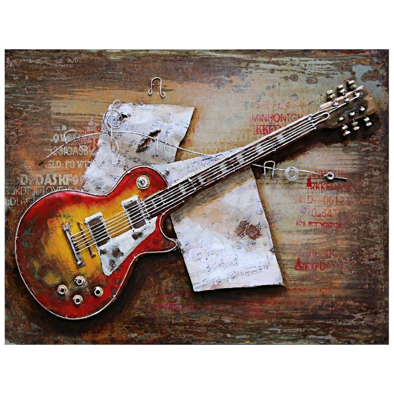 Paveikslas Elektrinė gitara, 80x120x7
