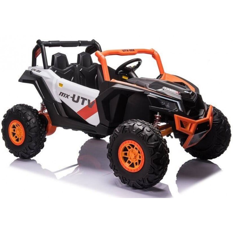 Elektromobilis Buggy UTV-MX oranžinis - baltas