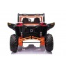 Elektromobilis Buggy UTV-MX oranžinis - baltas