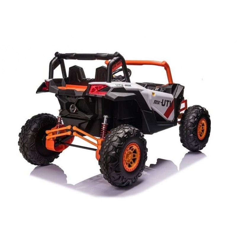 Elektromobilis Buggy UTV-MX oranžinis - baltas