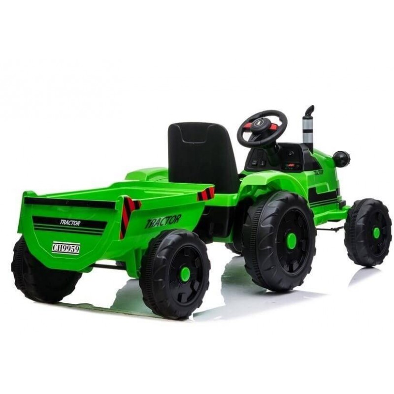 Traktorius CH9959 su priekaba žalias
