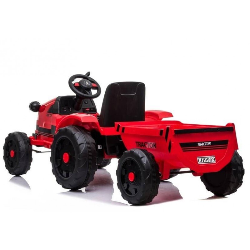 Traktorius CH9959 su priekaba raudonas