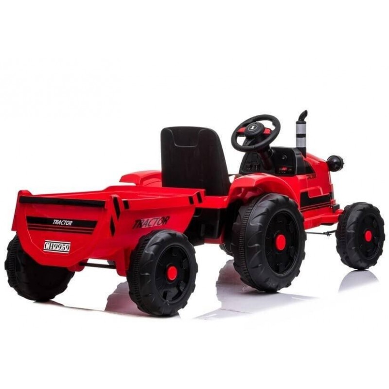 Traktorius CH9959 su priekaba raudonas