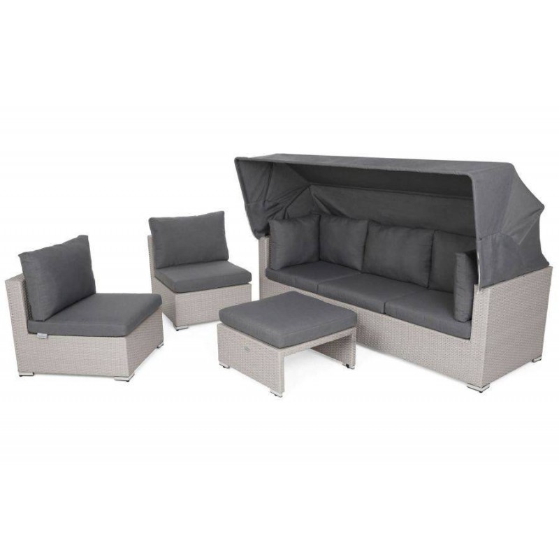 Lauko baldai VIKO WHITE - GREY